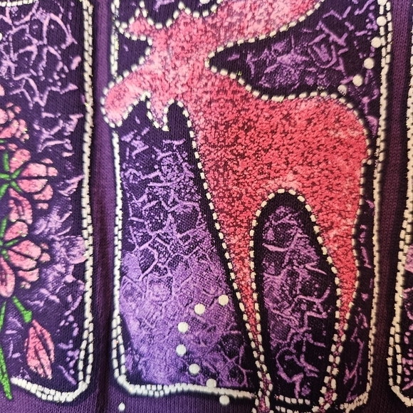 NWT Purple Alaska graphic moose tshirt size L - Picture 4 of 4